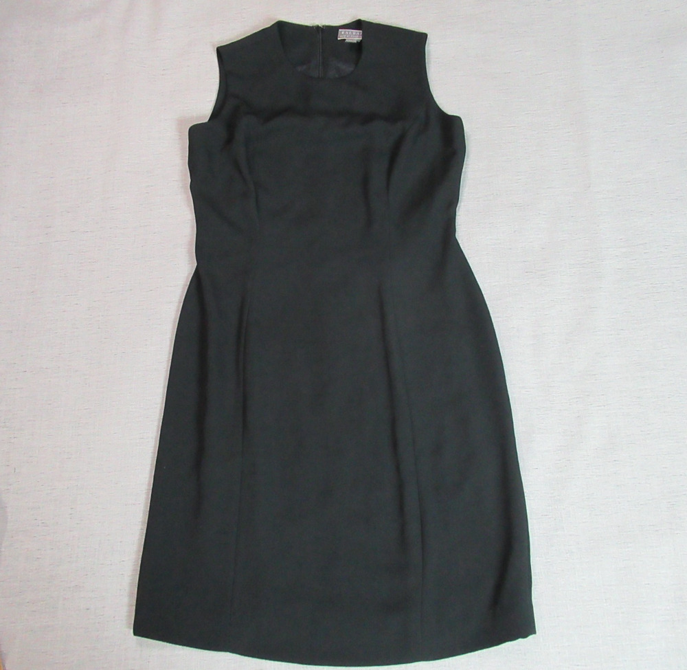 Baldanza Dress Womens Size 10P Black Sheath Modest Basic Bloomindales Sleeveless